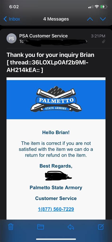 psa customer service.